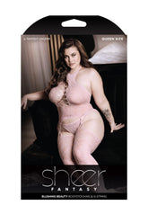 Blushing Beauty Bodystocking & G-string - FL-SF964X by Fantasy Lingerie